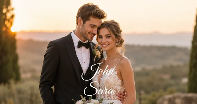 Wedding invitation template Torn Romance