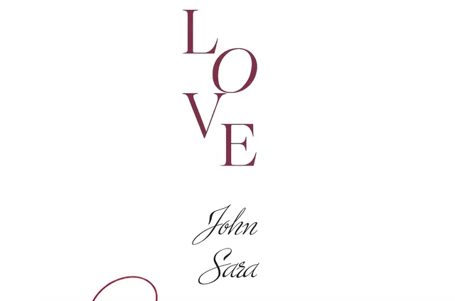 Wedding invitation template Airy Romance